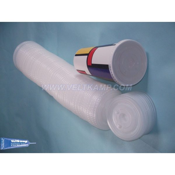 Lid for paper semen collection cup